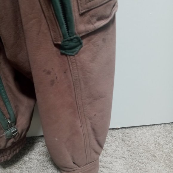 Midway Vintage Leather Mens Jacket Size: L Brown - Picture 4 of 6